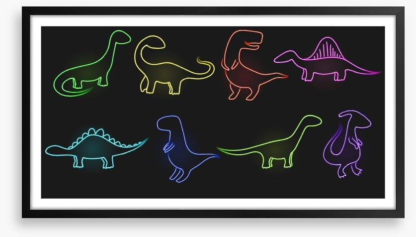 Neon dinos