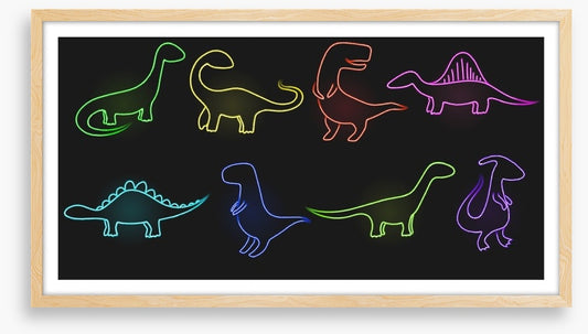 Neon dinos