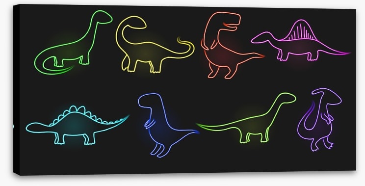Neon dinos