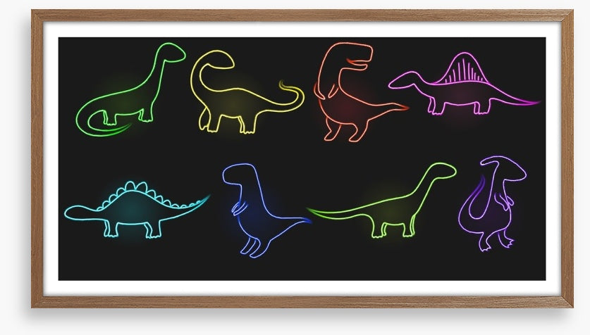 Neon dinos