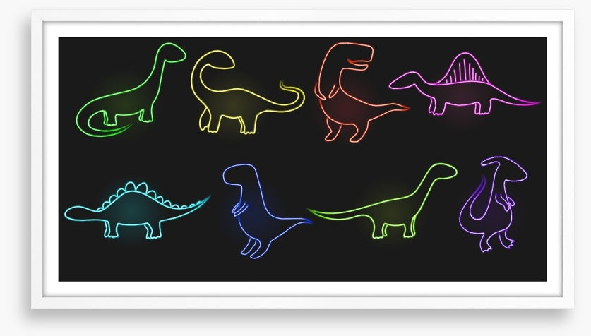 Neon dinos