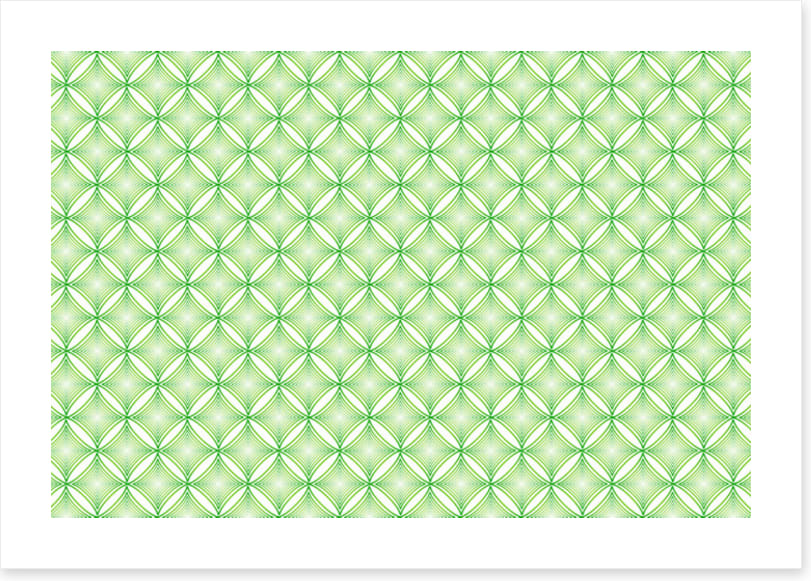 Glimmering green