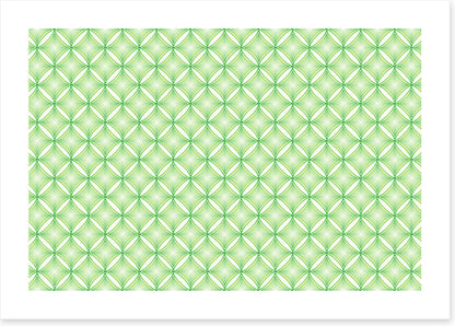 Glimmering green