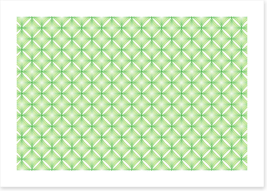 Glimmering green