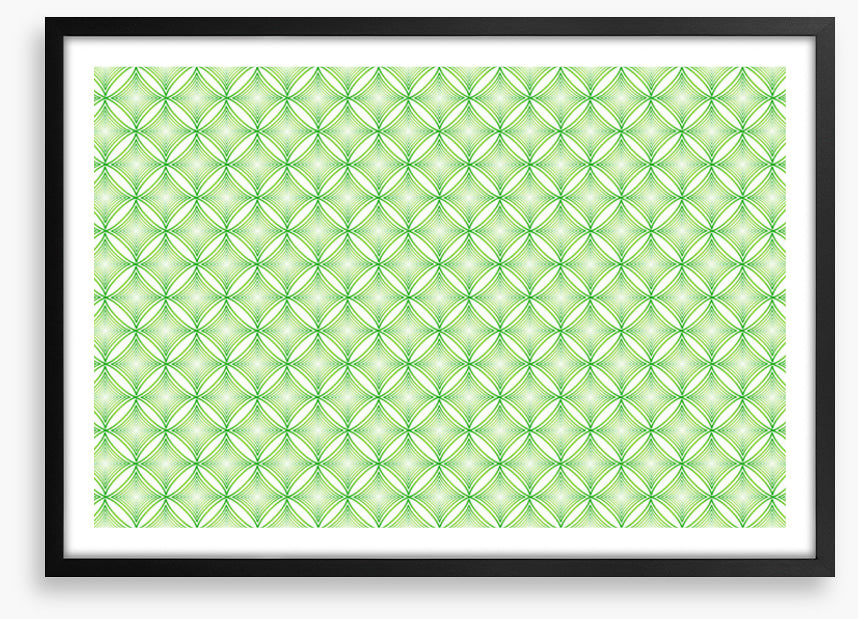 Glimmering green