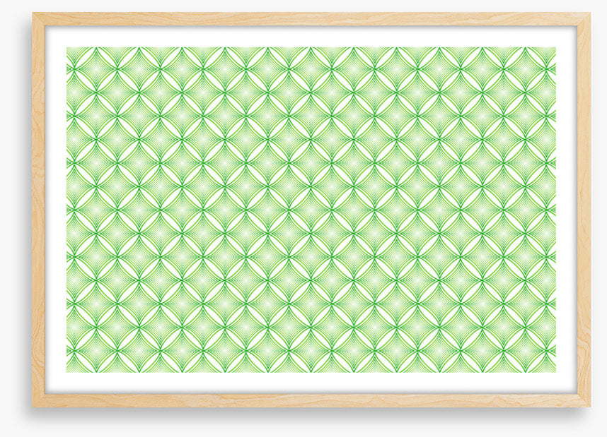 Glimmering green