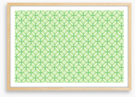 Glimmering green