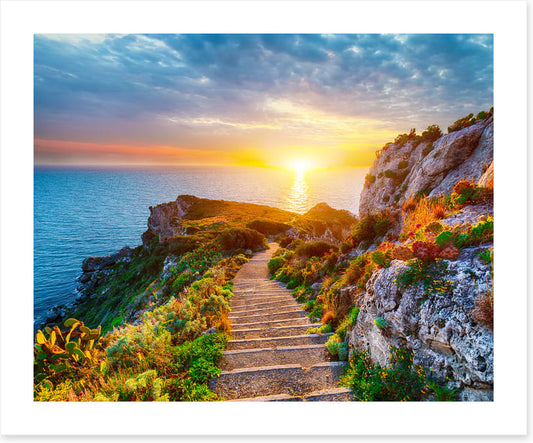 Steps to the sunset