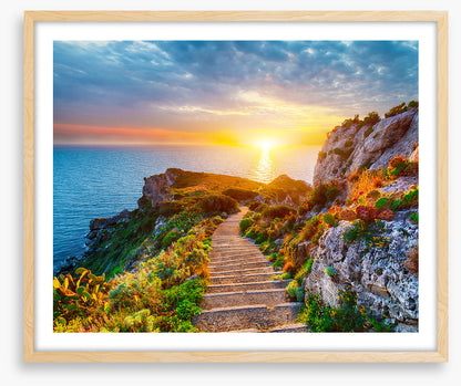 Steps to the sunset