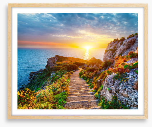 Steps to the sunset