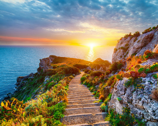 Steps to the sunset