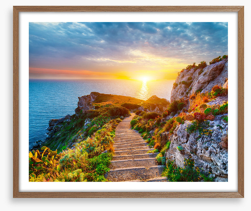 Steps to the sunset