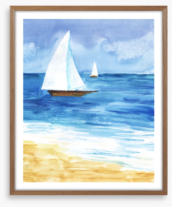 Two white sails