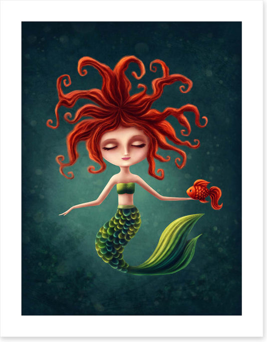 Wild hair mermaid