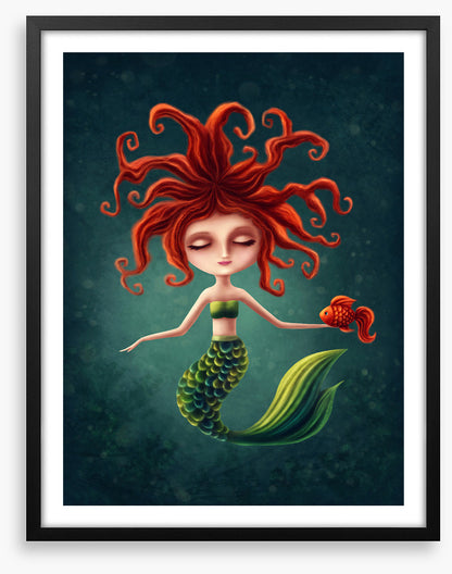Wild hair mermaid