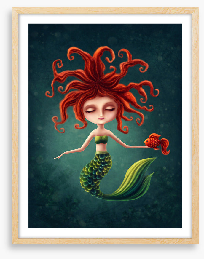 Wild hair mermaid