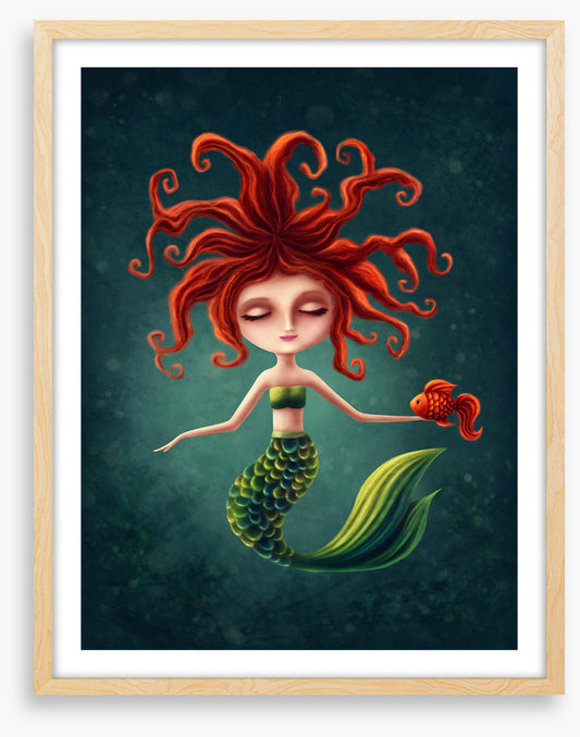 Wild hair mermaid