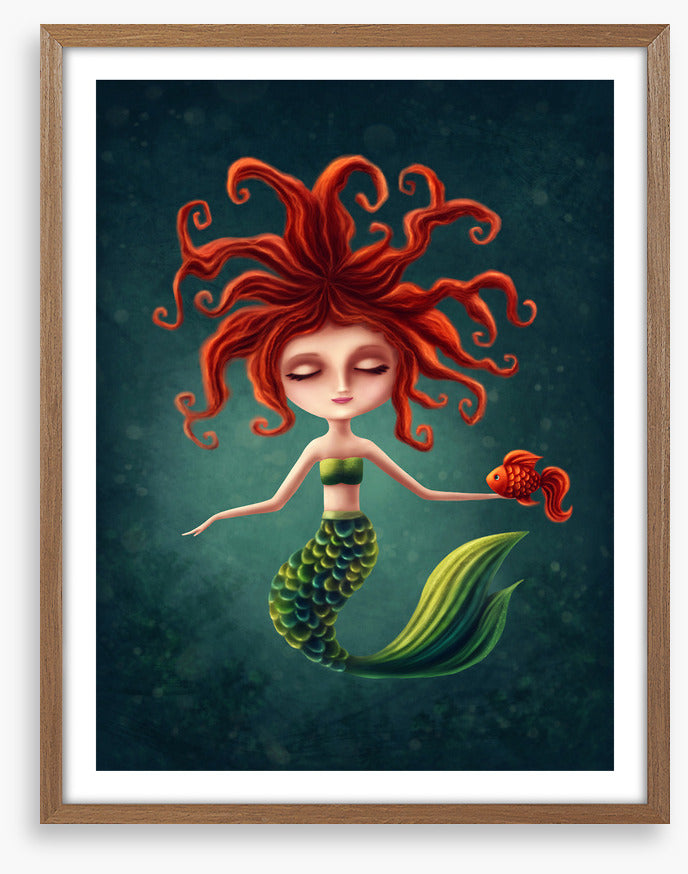 Wild hair mermaid