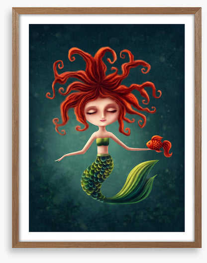 Wild hair mermaid