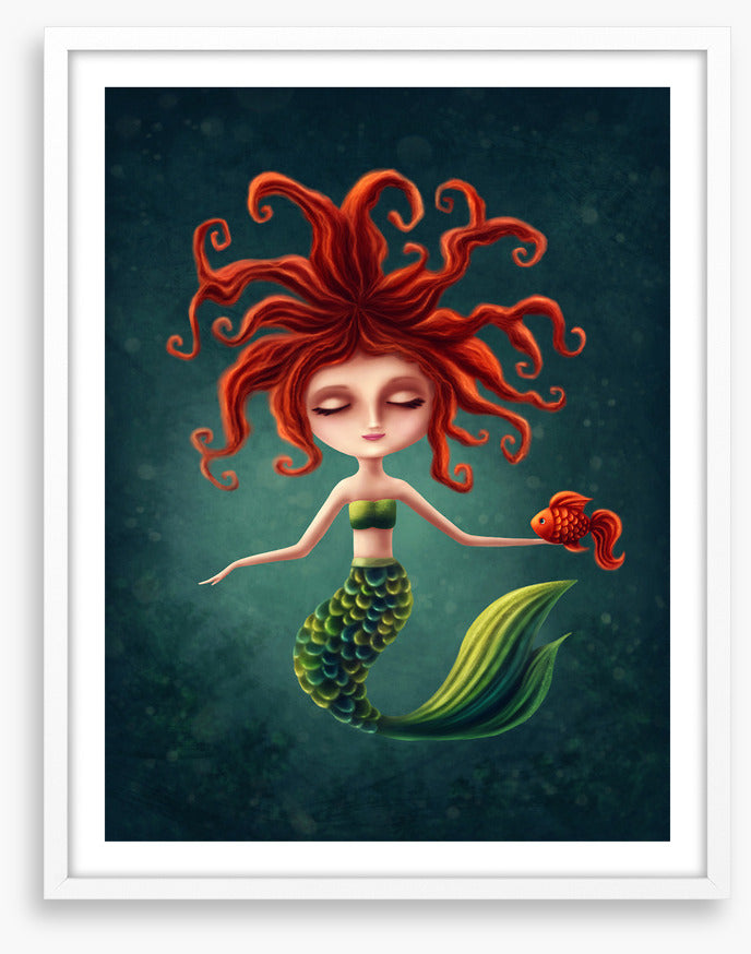 Wild hair mermaid