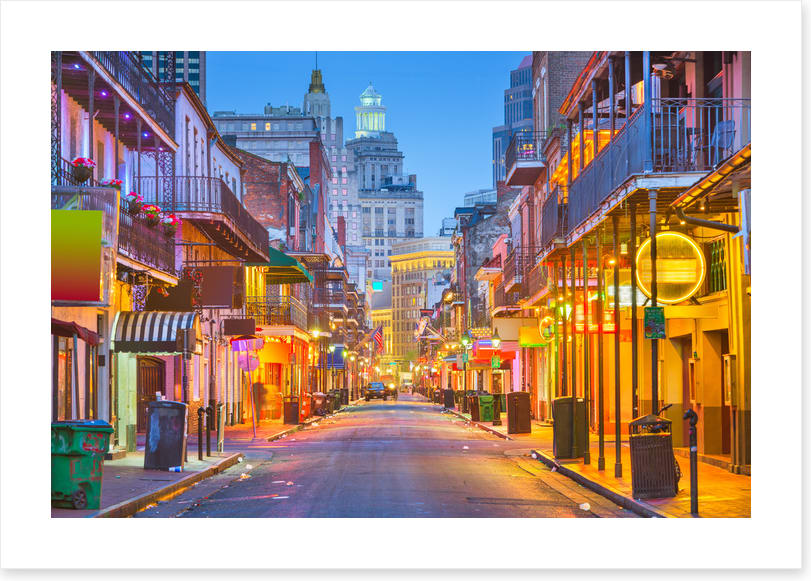 Bourbon Street dusk