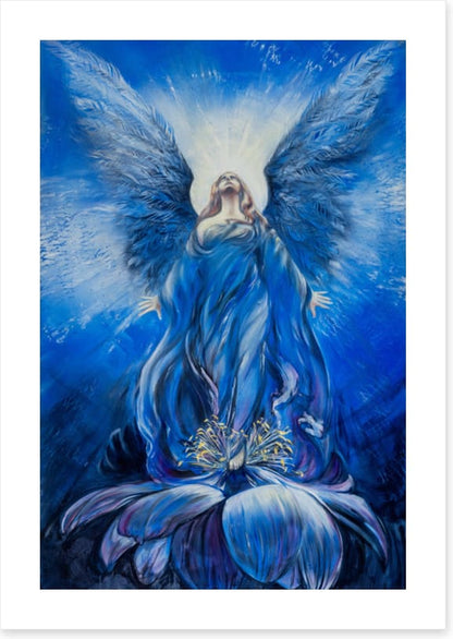 Blue lotus angel