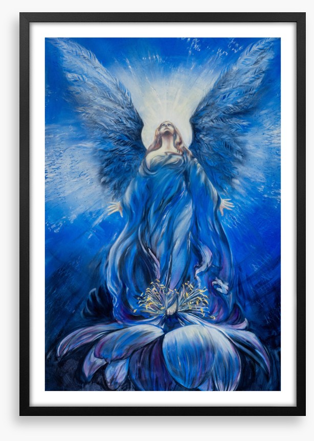 Blue lotus angel