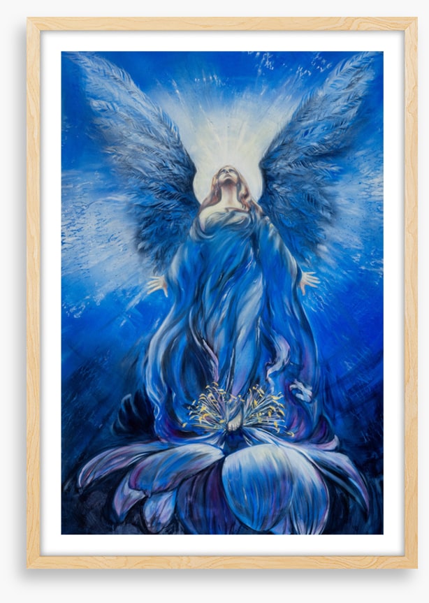 Blue lotus angel