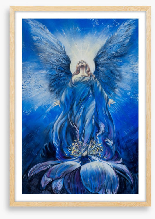 Blue lotus angel