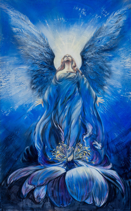 Blue lotus angel