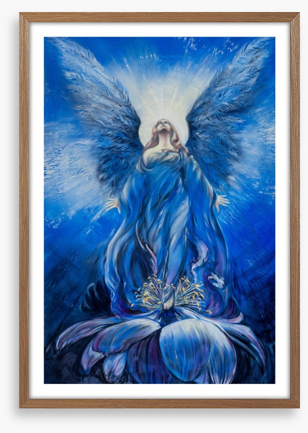 Blue lotus angel