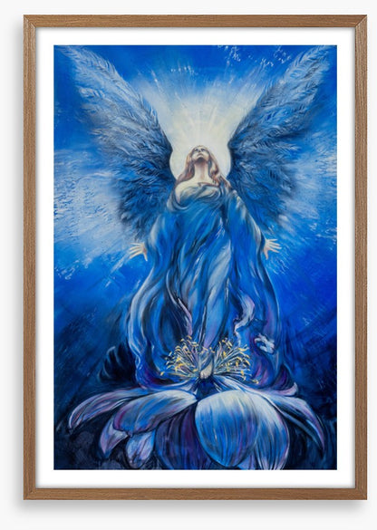 Blue lotus angel