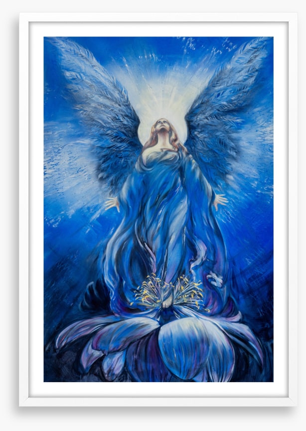 Blue lotus angel