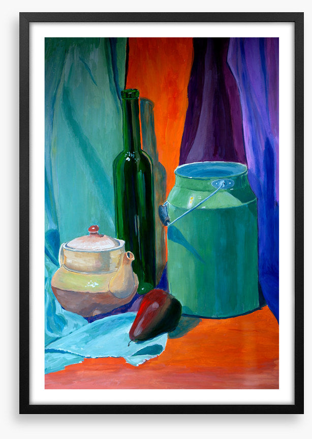 One green bottle