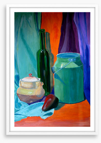 One green bottle