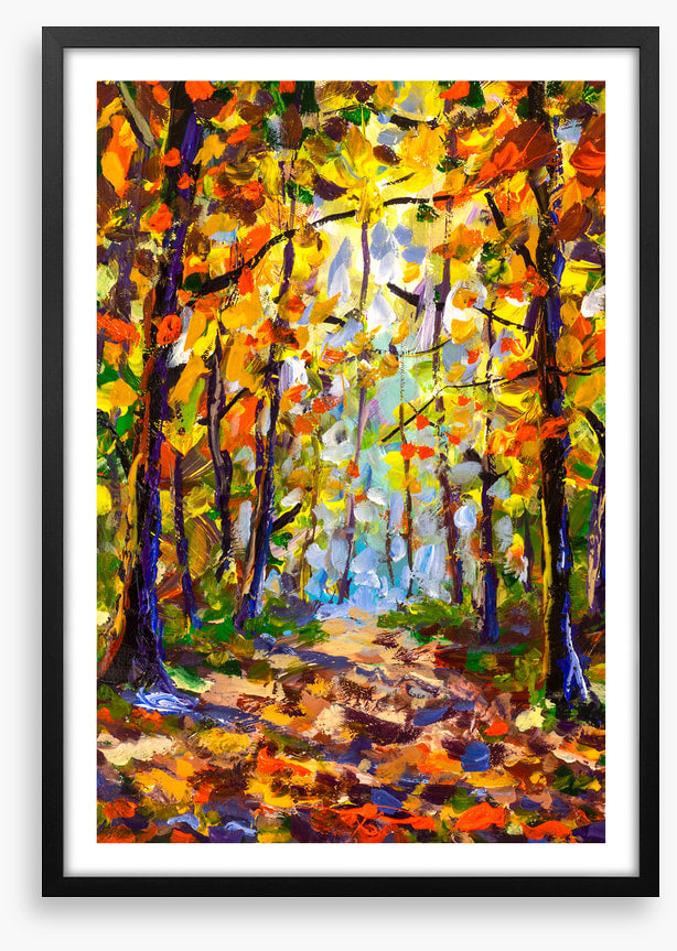 Autumn leaf light