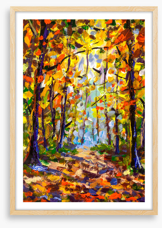 Autumn leaf light