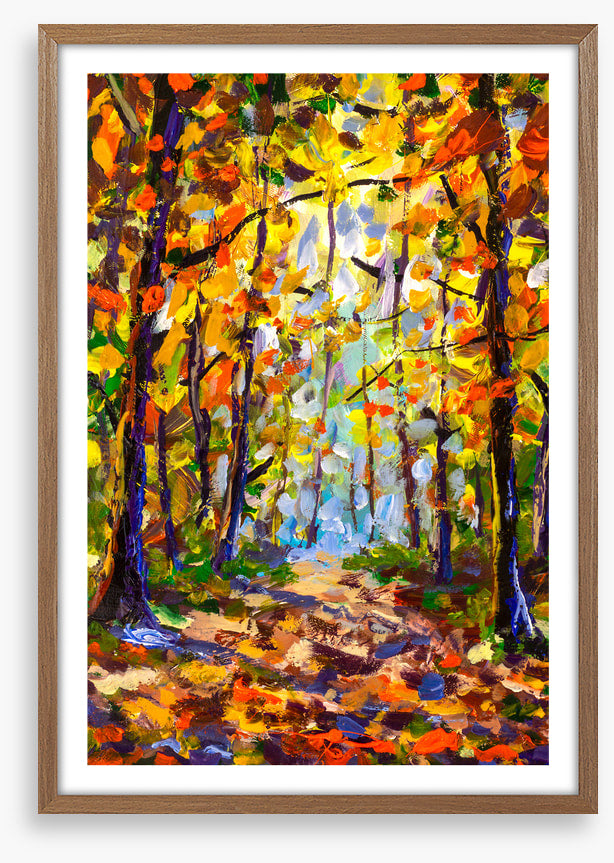 Autumn leaf light