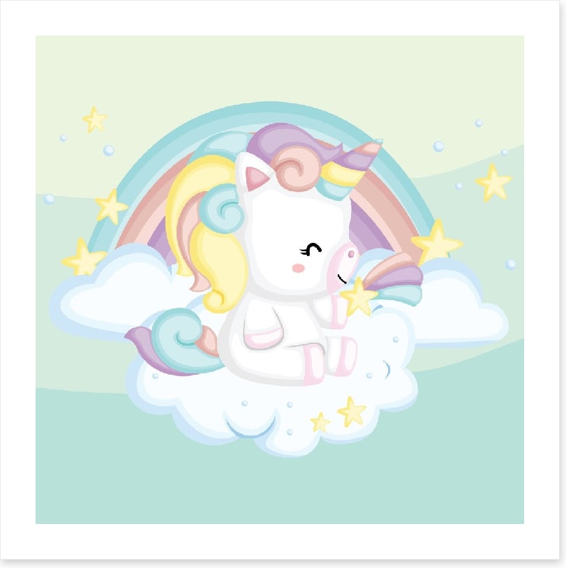 Falling stars unicorn