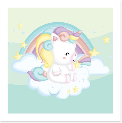 Falling stars unicorn