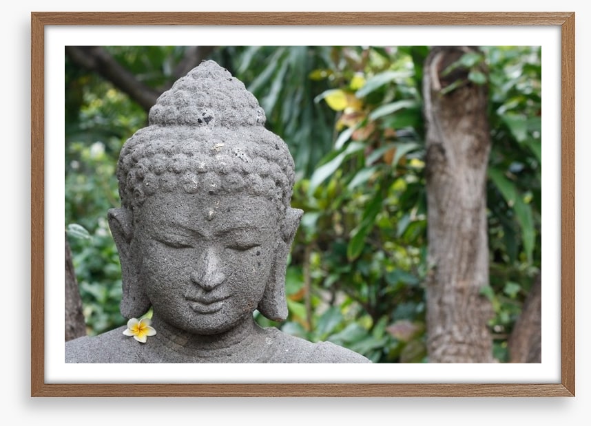 Frangipani buddha