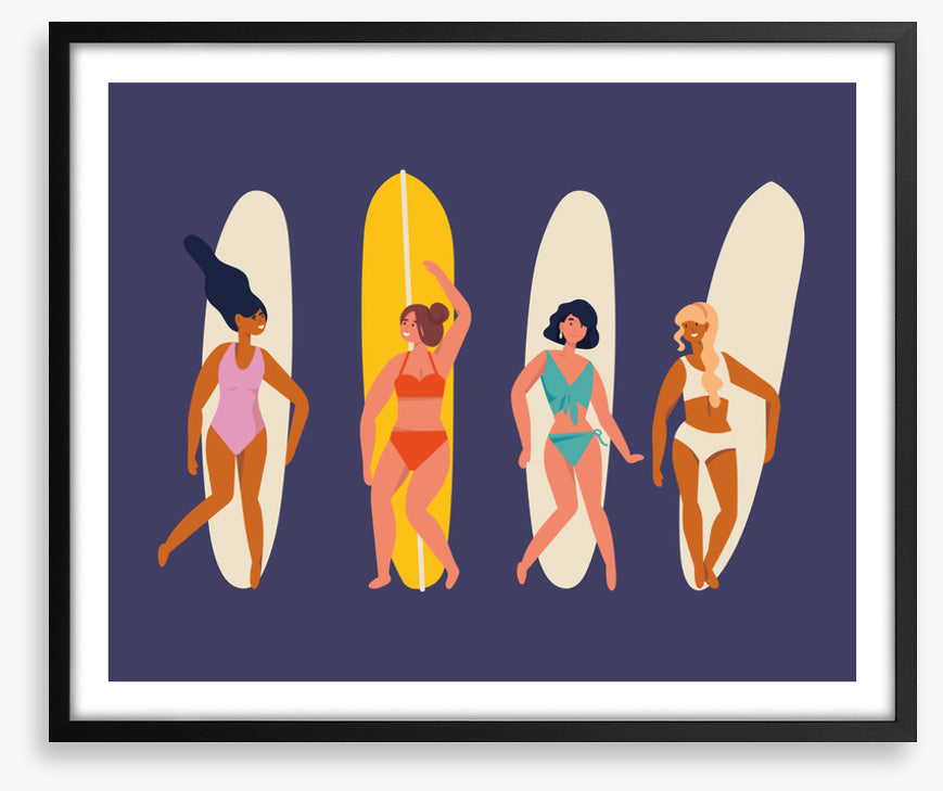 The surfer girls