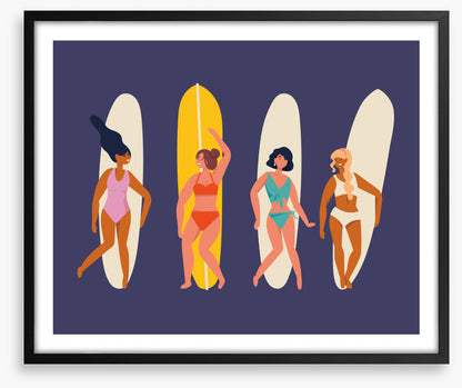 The surfer girls