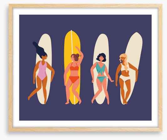 The surfer girls