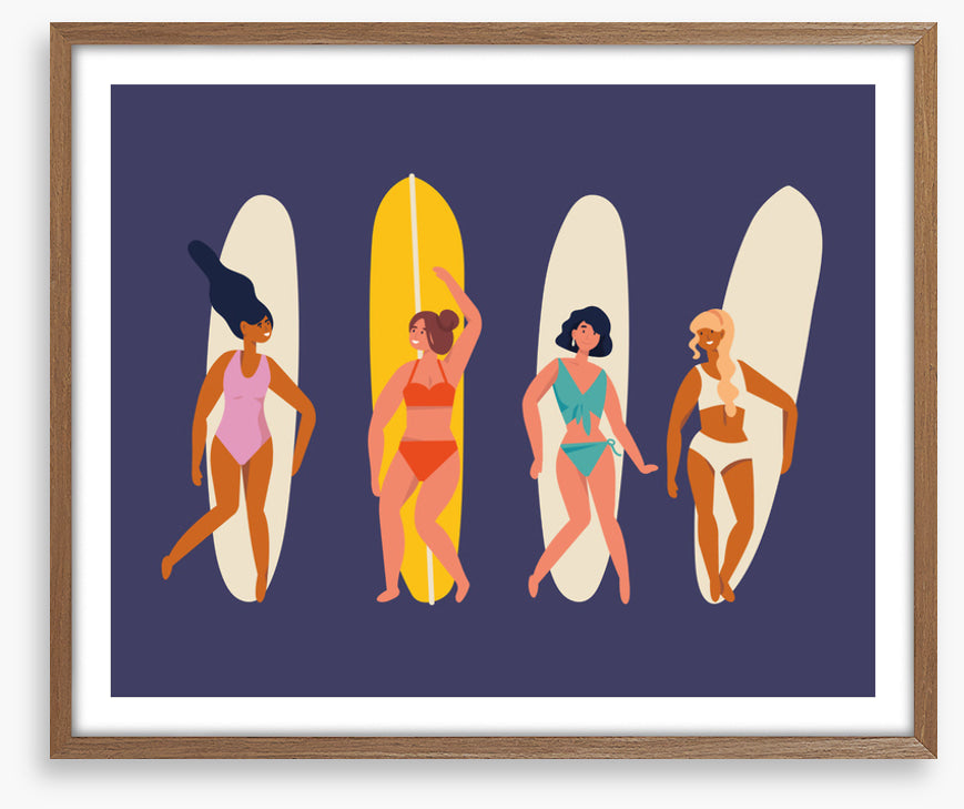 The surfer girls