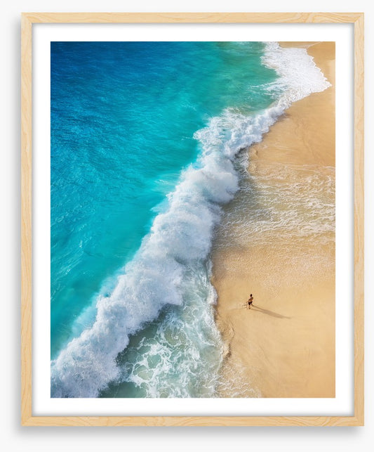 Alone on the beach