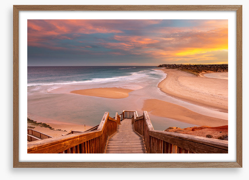 South Port beach sunrise