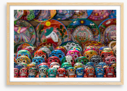 Colourful calaveras
