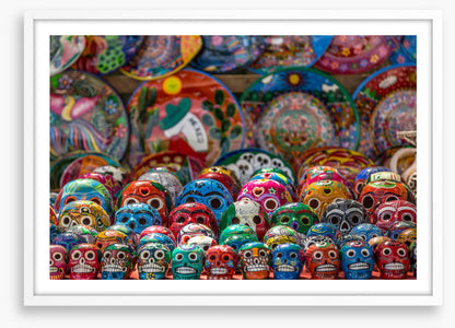 Colourful calaveras
