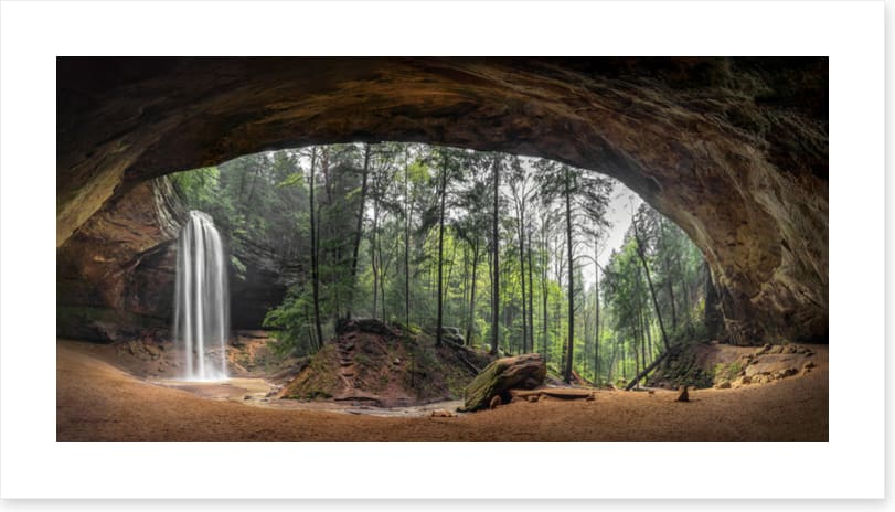 Outside Ash Cave